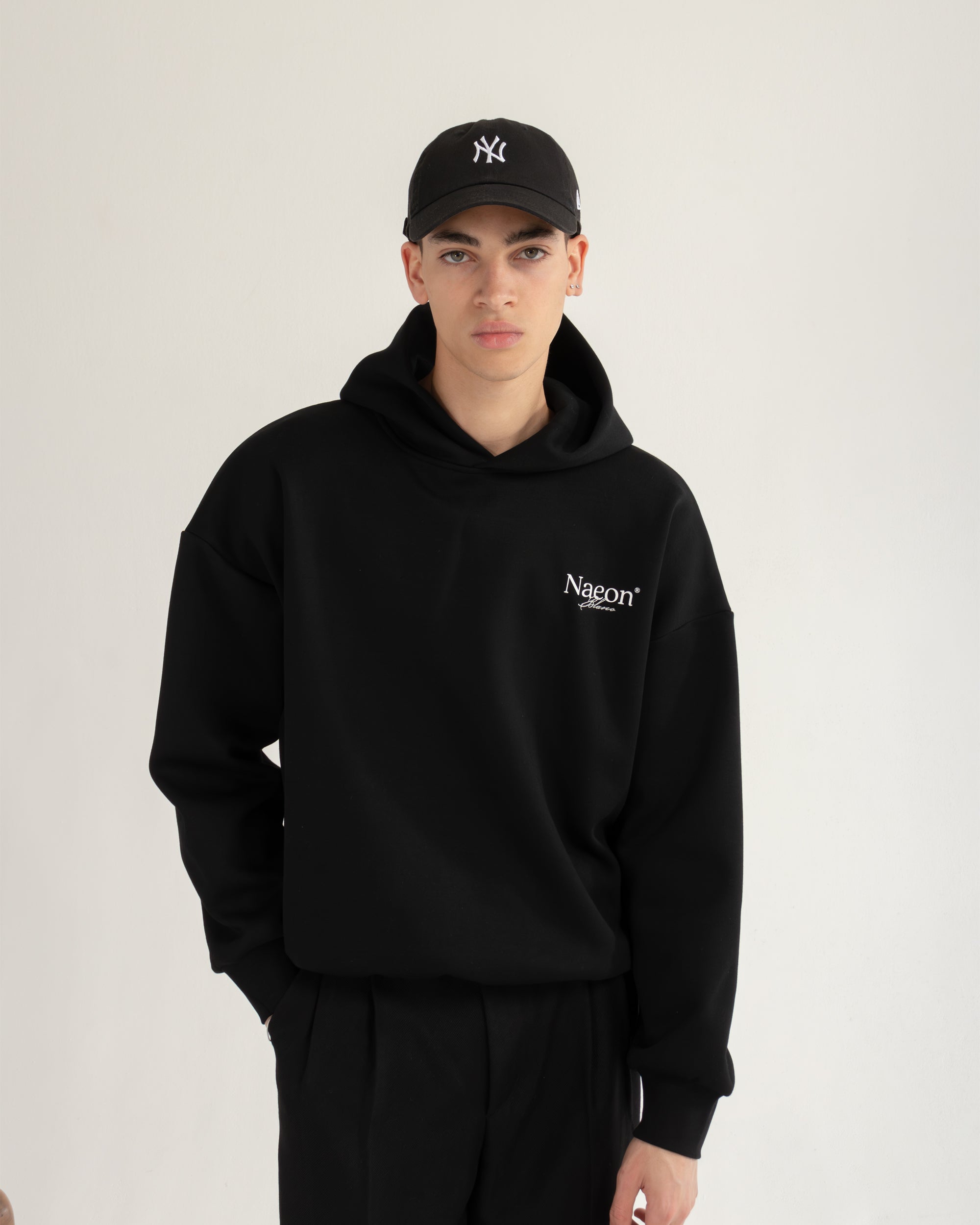 Blanc Ultrafleece Hoodie Black Naeon Clo