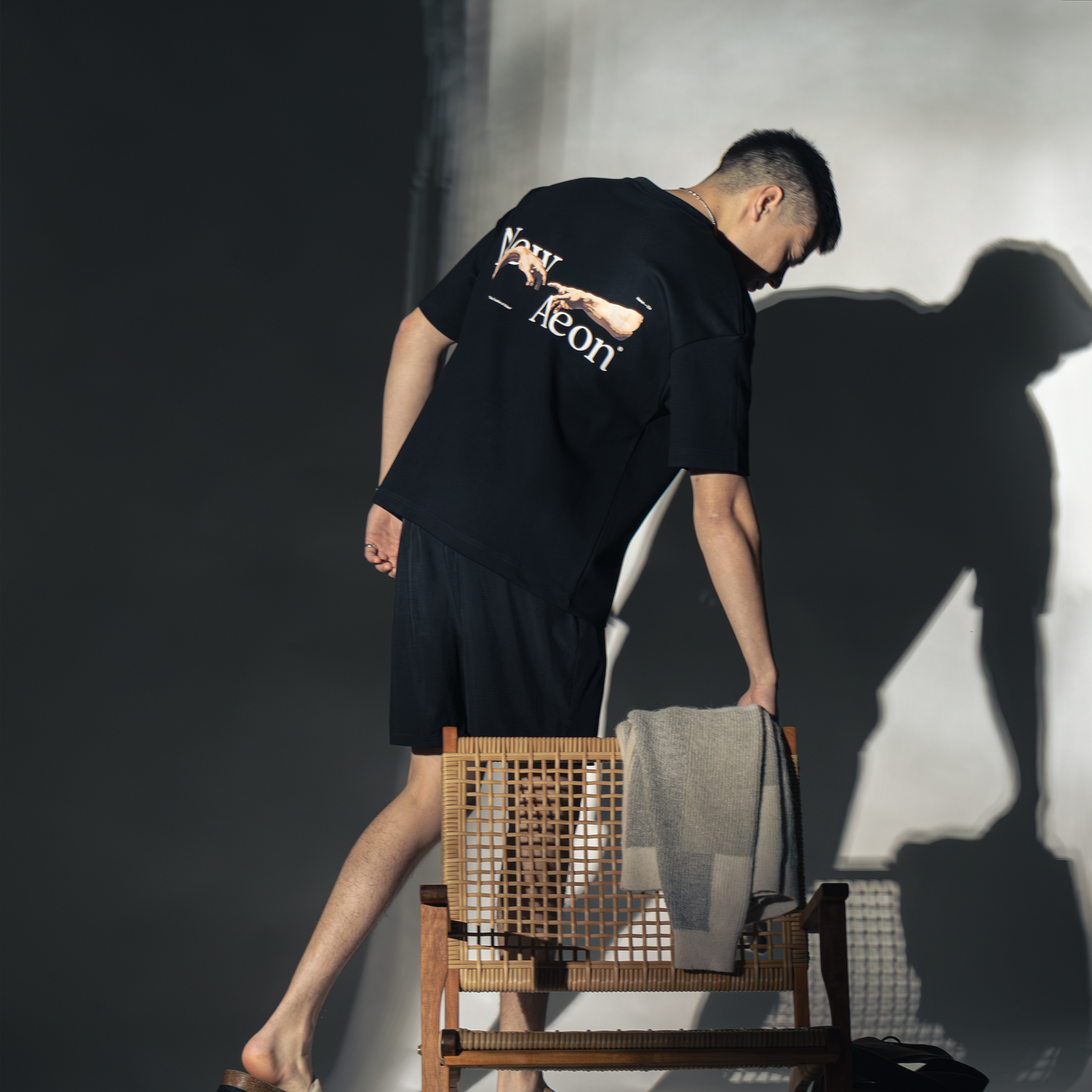 Creation of Adam Heavyweight Tee — Black