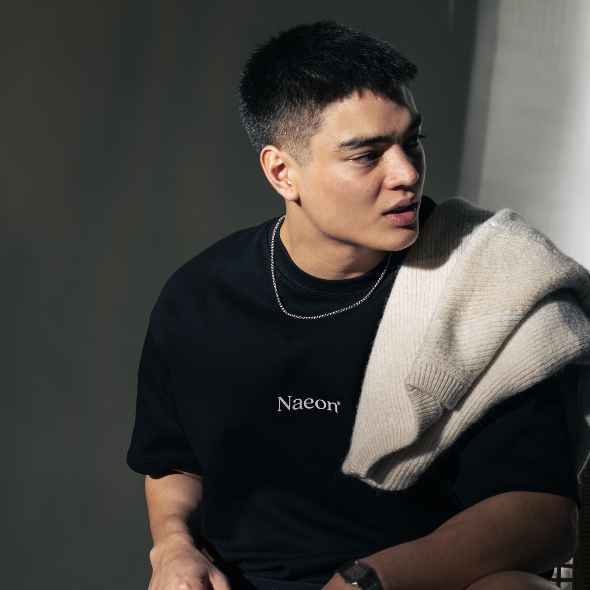 Creation of Adam Heavyweight Tee — Black
