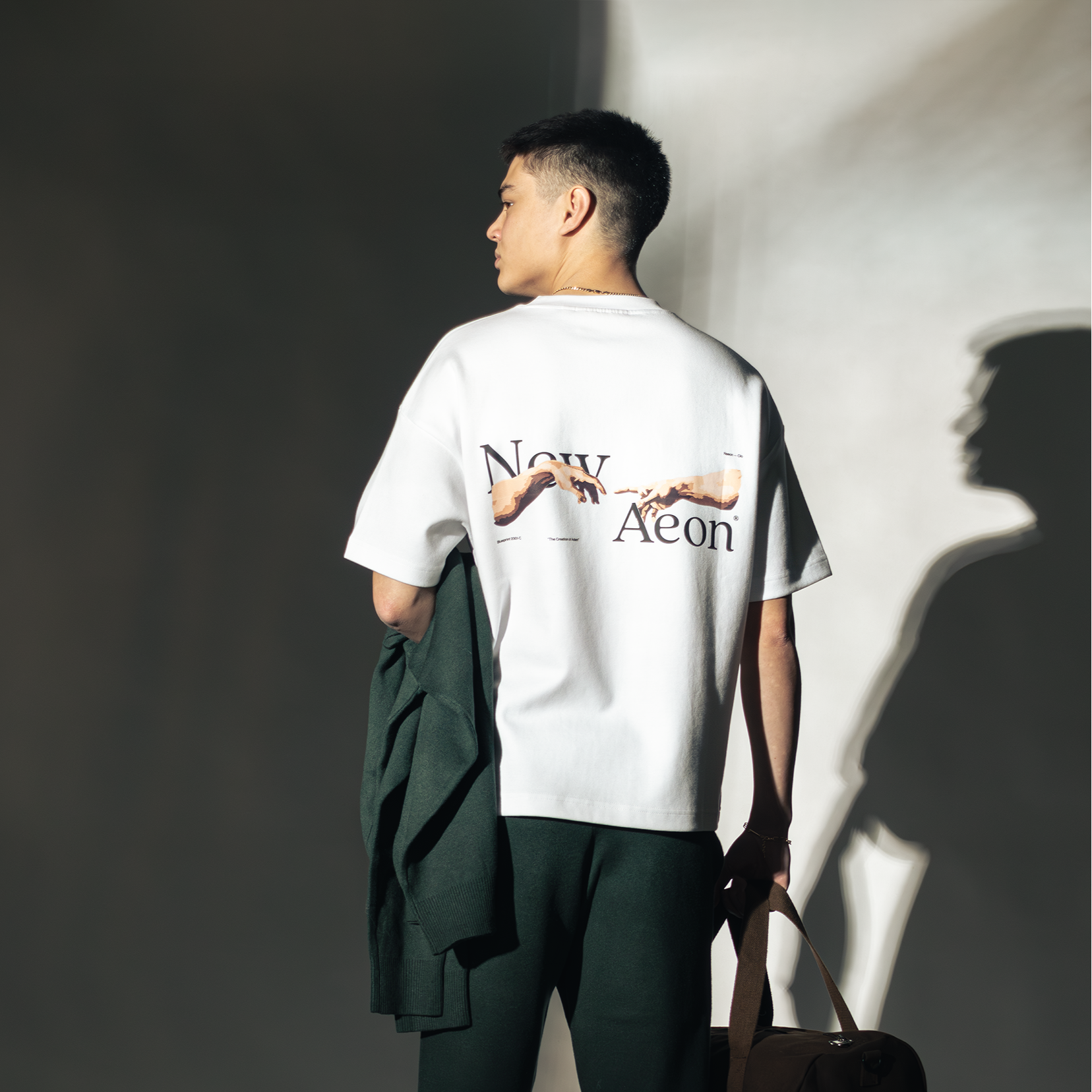 Creation of Adam Heavyweight Tee — White