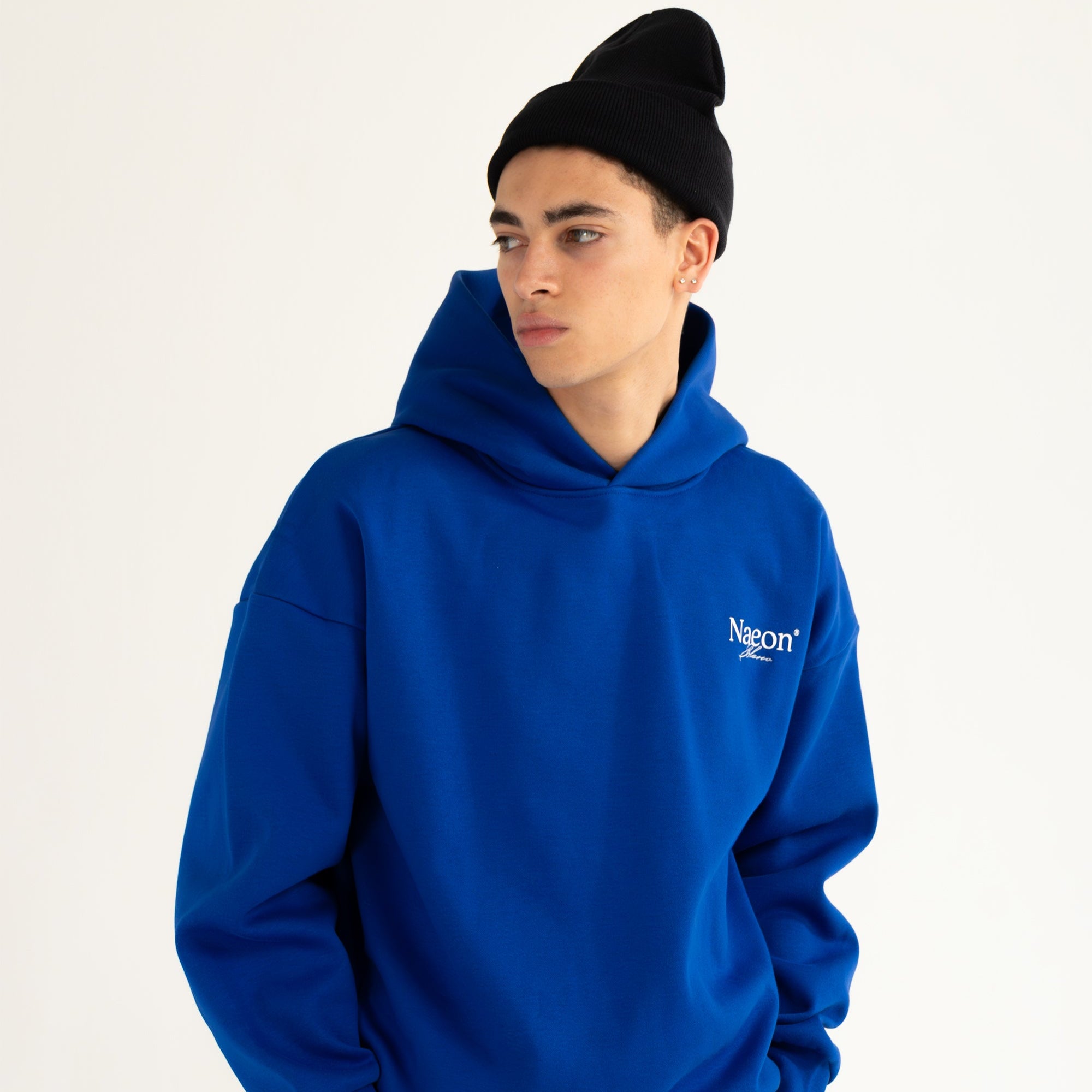 Blanc Ultrafleece Hoodie — Cobalt