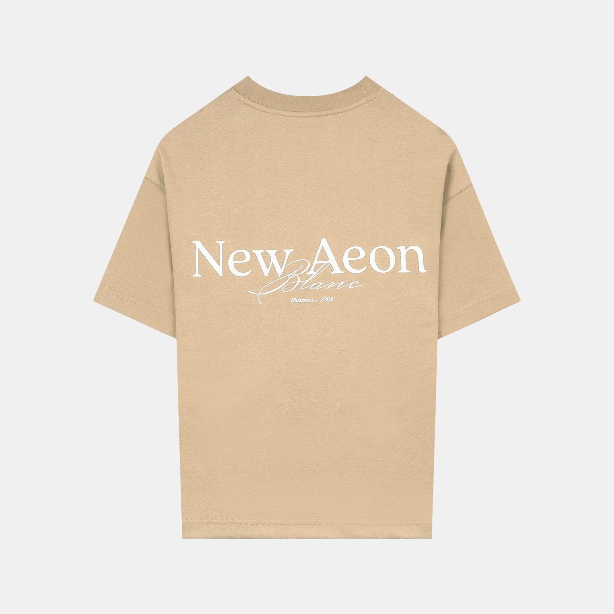 Blanc Heavyweight Tee — Limestone
