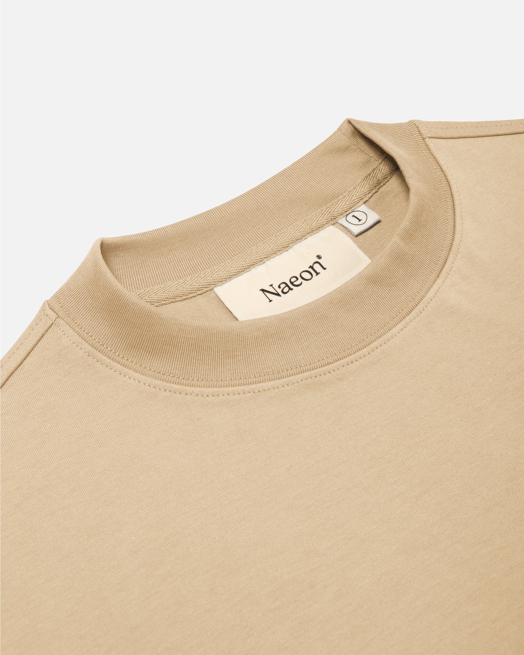 Blanc Heavyweight Tee — Limestone
