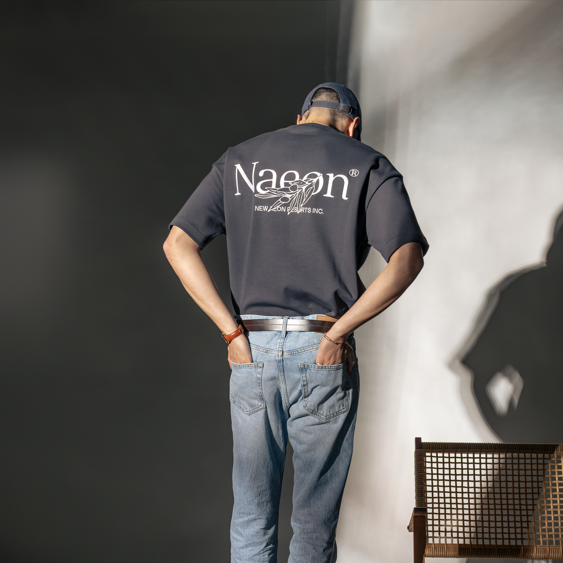 Resort Heavyweight Tee — Basalt