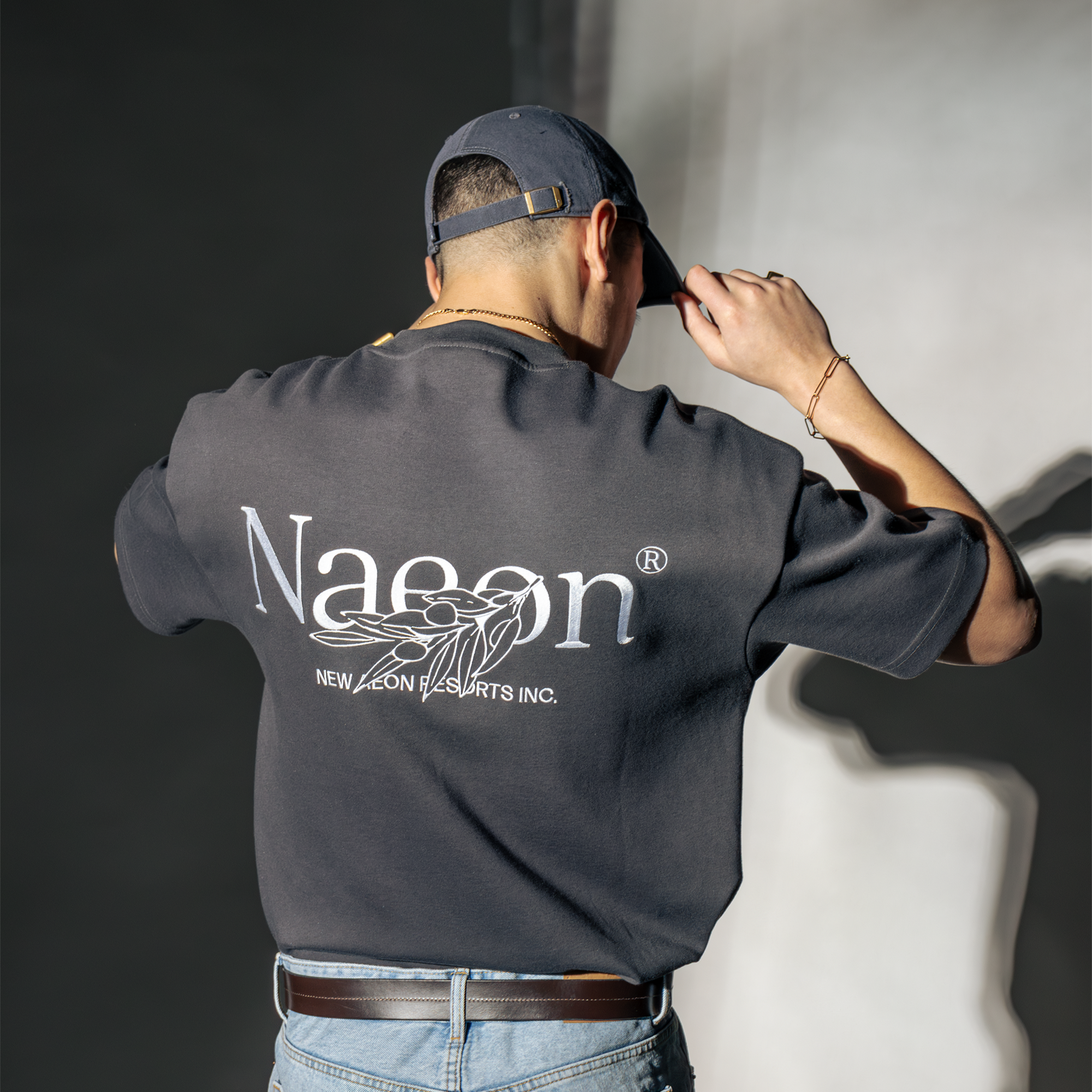Resort Heavyweight Tee — Basalt