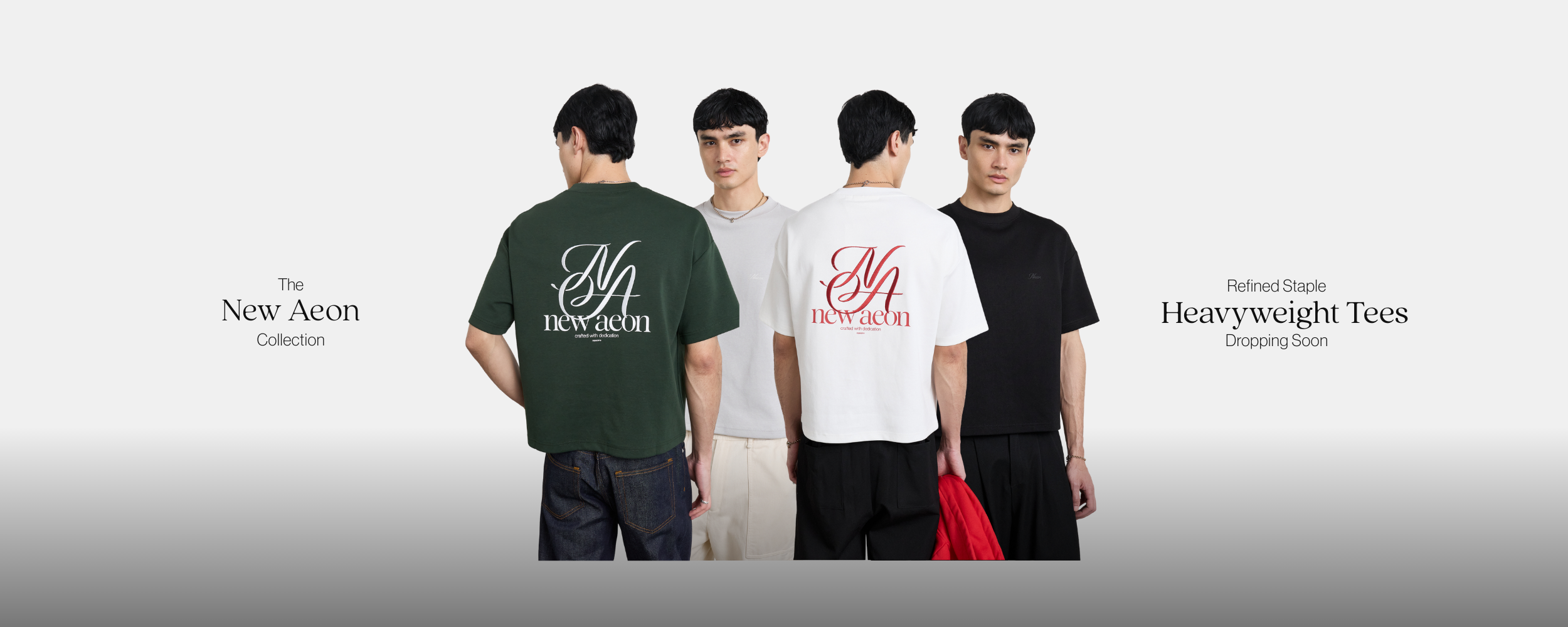 New Aeon Cropped Heavyweight Tees