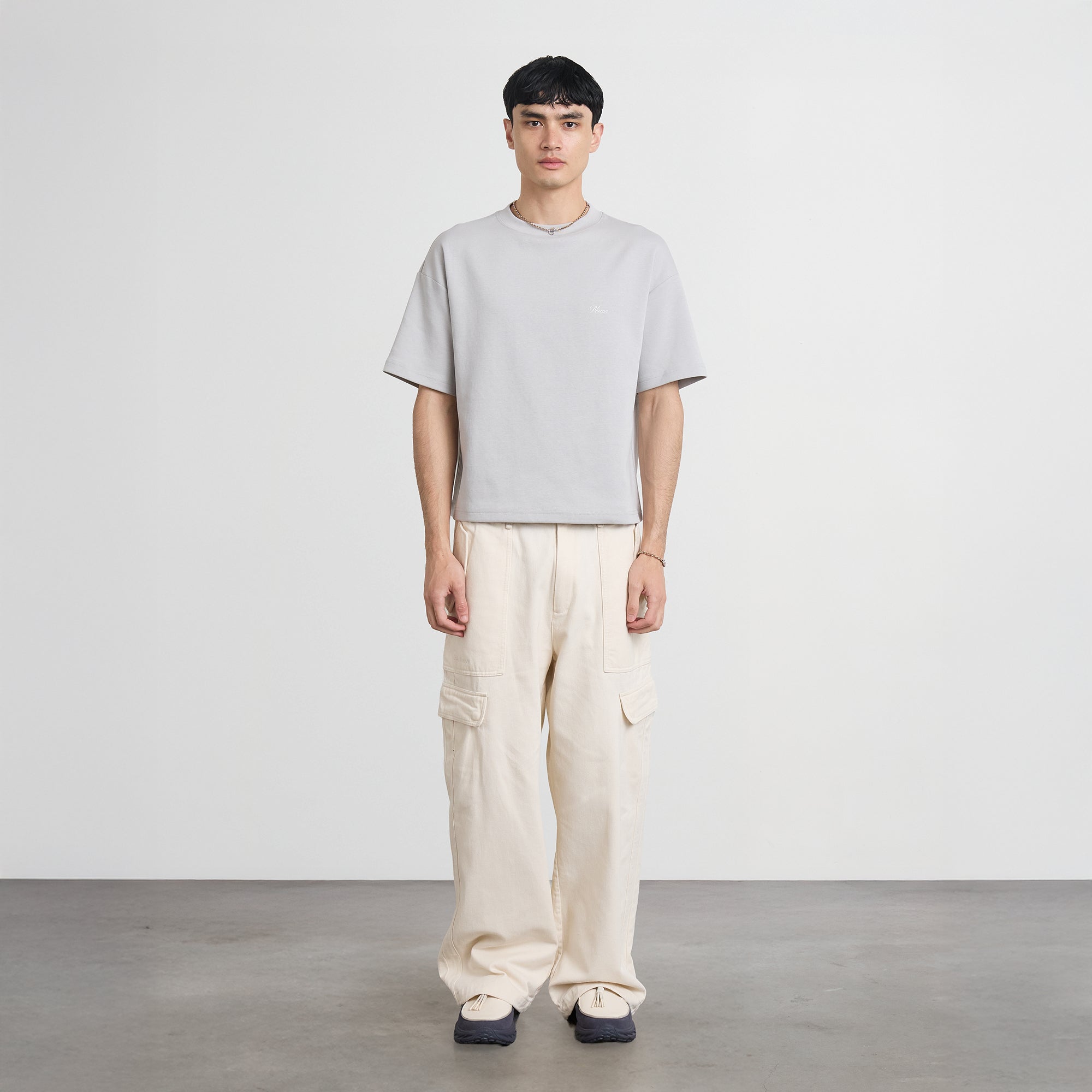 Essence Heavyweight Tee — Mercure Grey