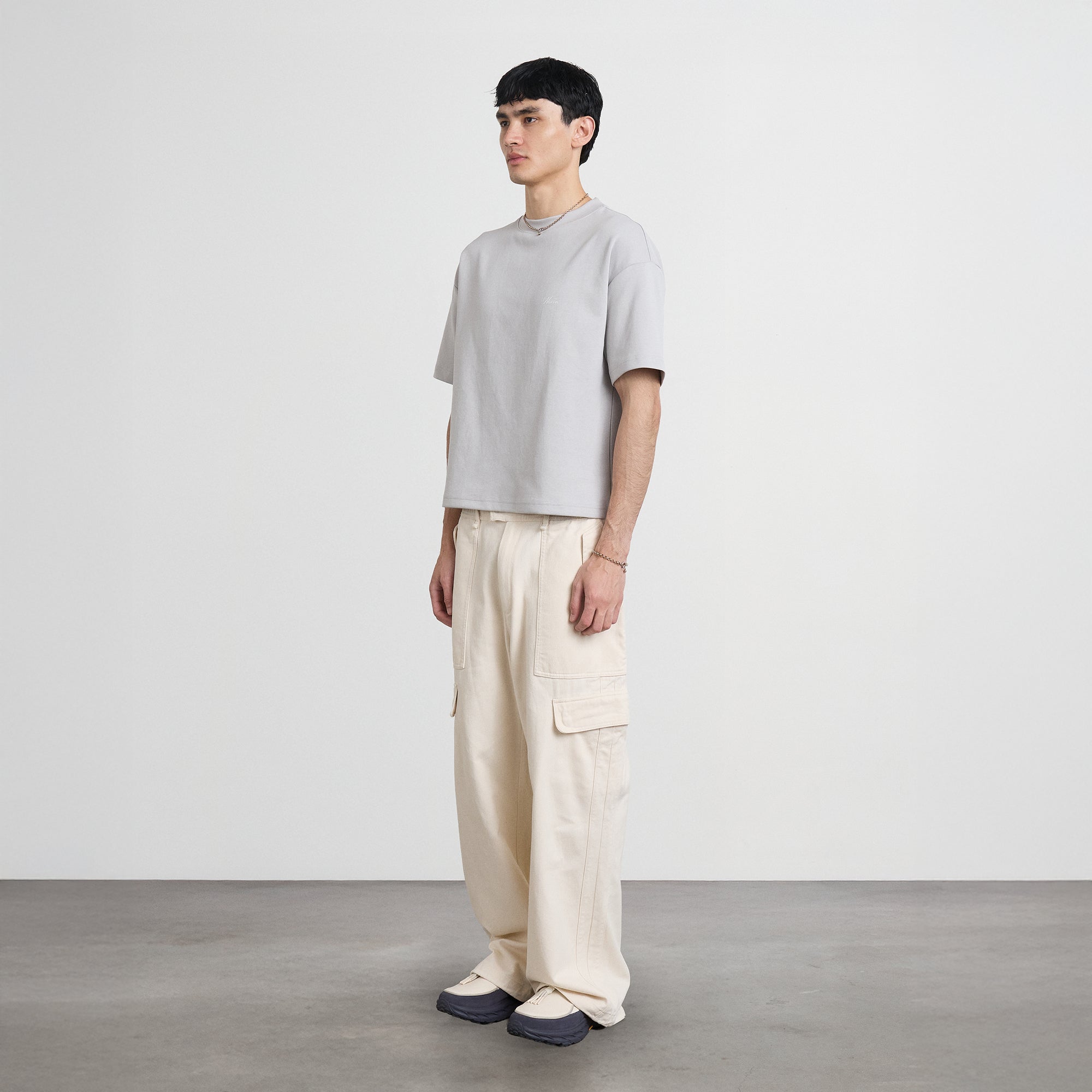 Essence Heavyweight Tee — Mercure Grey