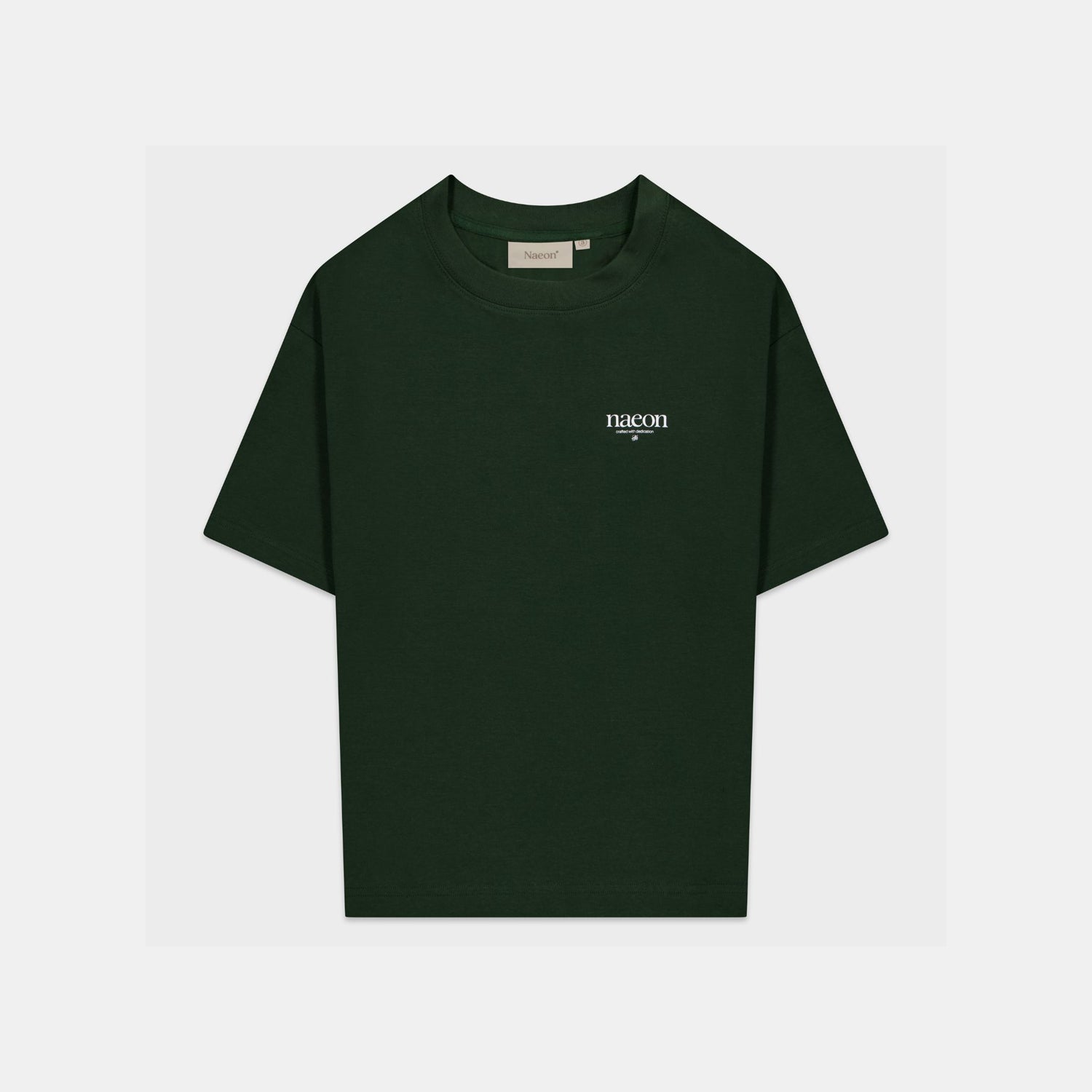 Emblem Heavyweight Tee — Pine