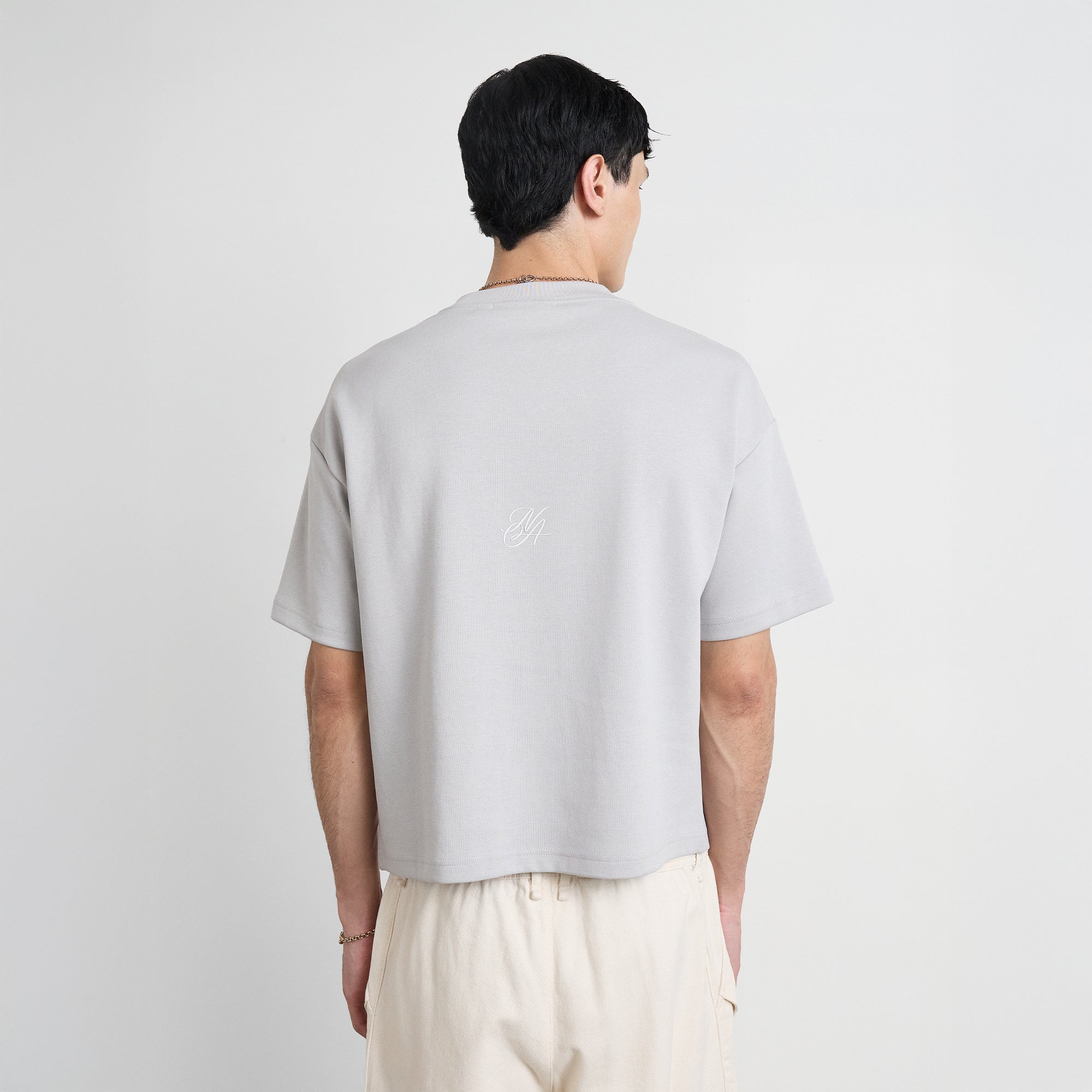 Essence Heavyweight Tee — Mercure Grey
