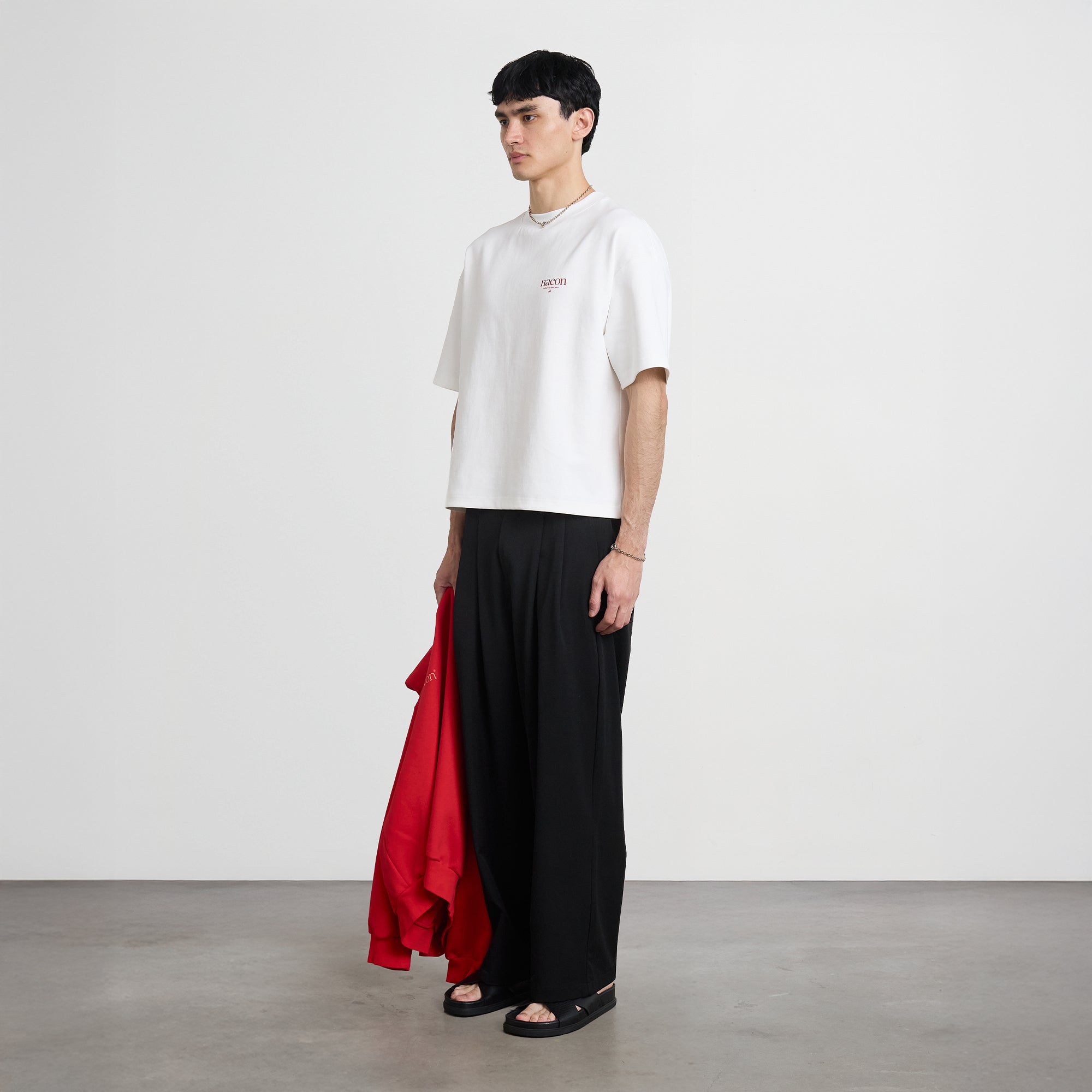 Emblem Heavyweight Tee — Off White