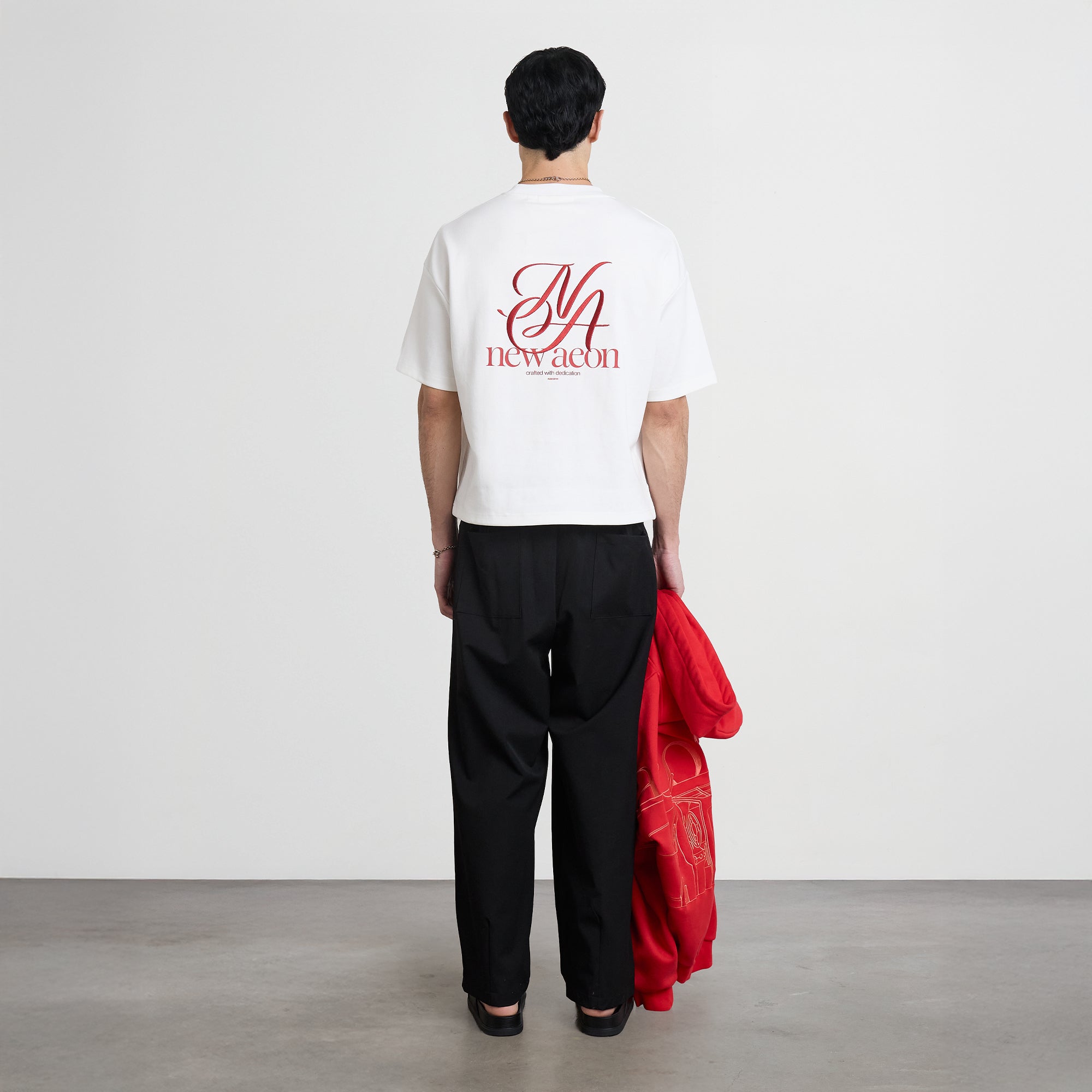 Emblem Heavyweight Tee — Off White