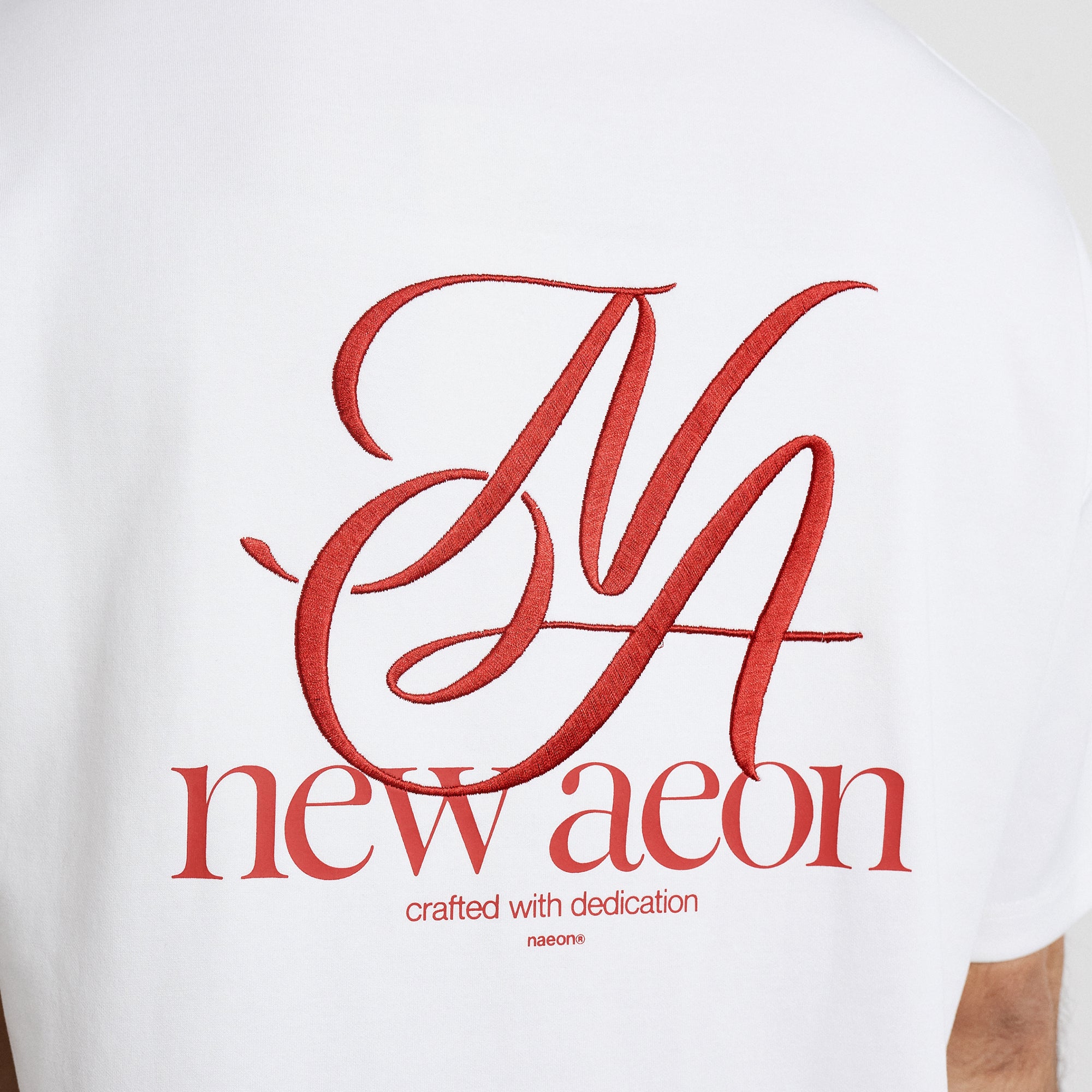 Emblem Heavyweight Tee — Off White