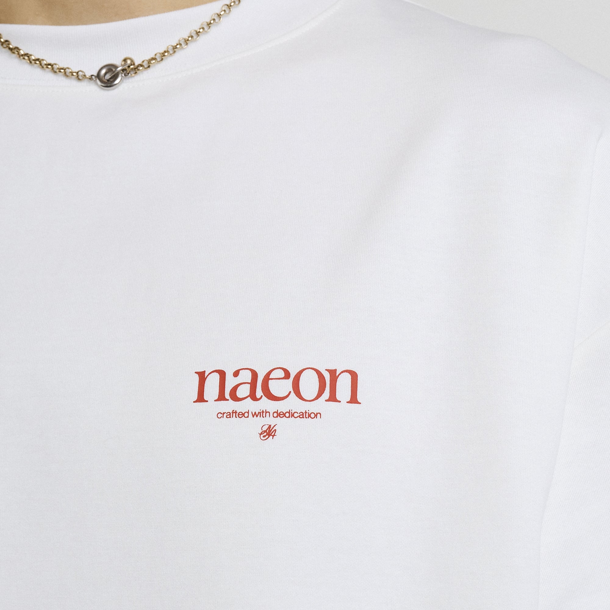 Emblem Heavyweight Tee — Off White