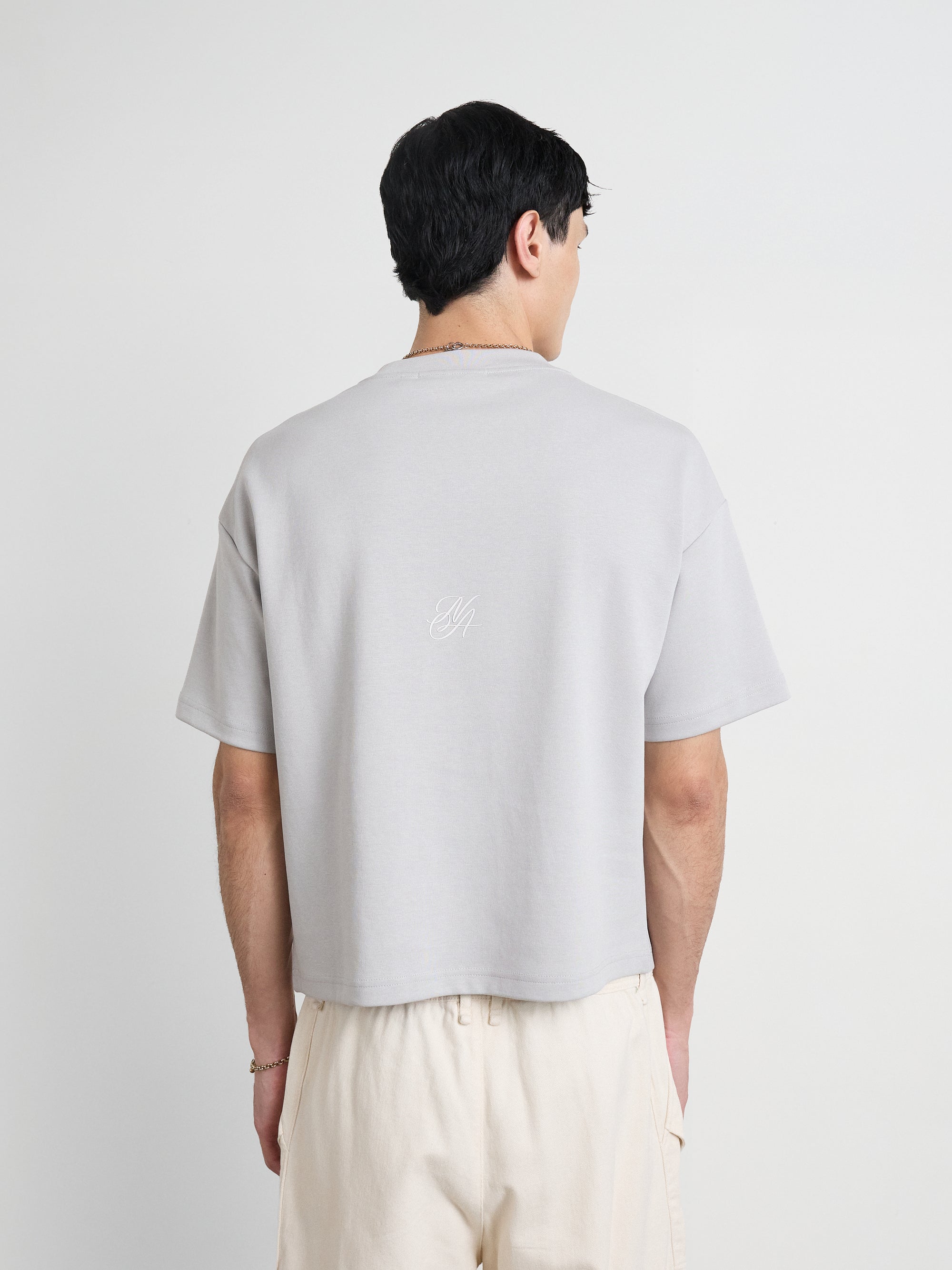 Essence Heavyweight Tee — Mercure Grey