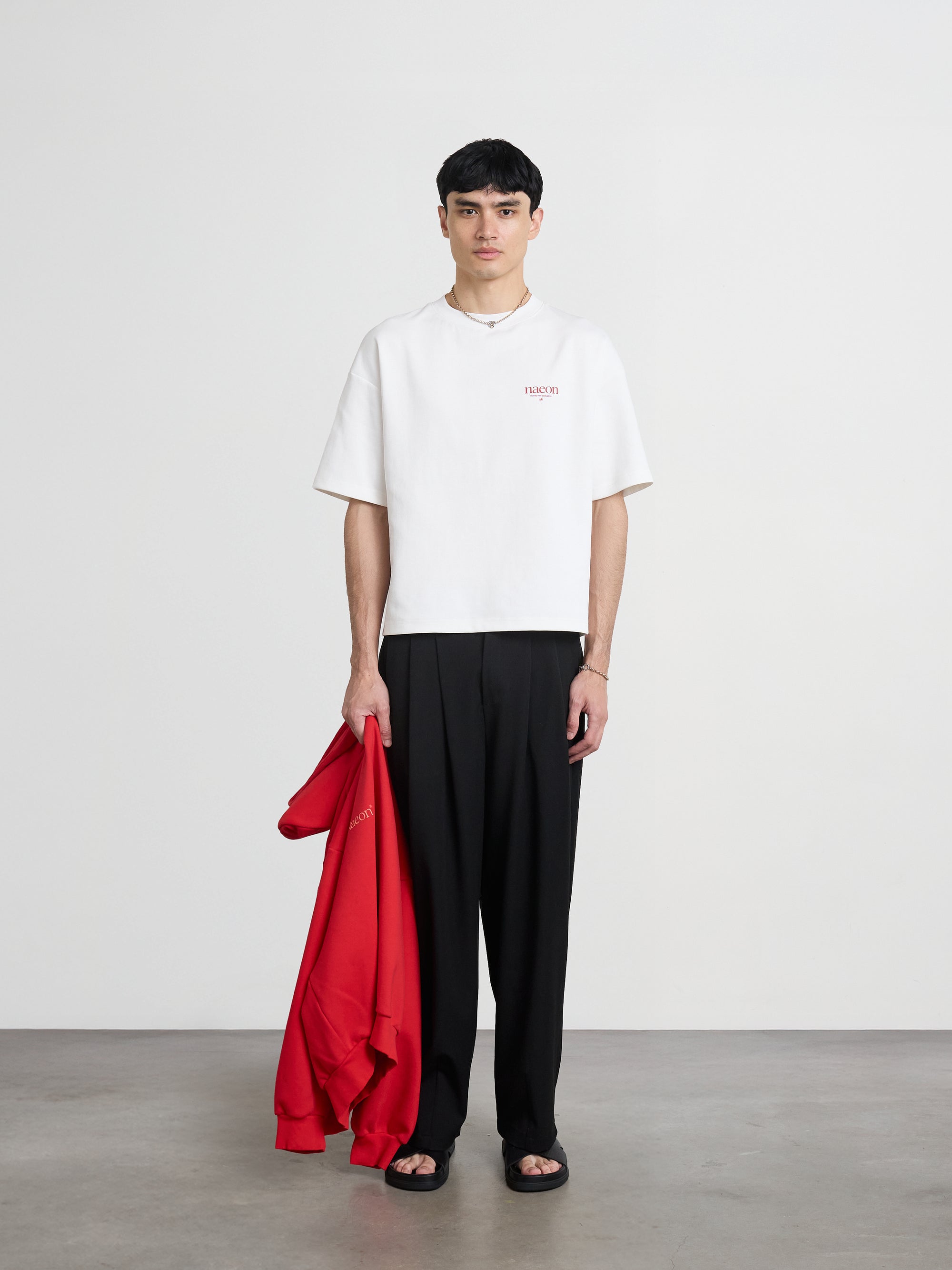 Emblem Heavyweight Tee — Off White