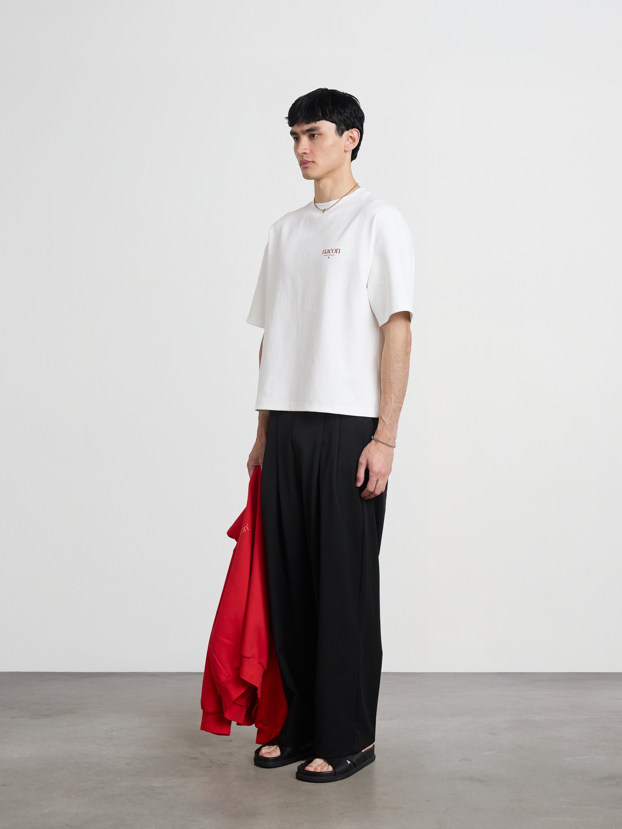 Emblem Heavyweight Tee — Off White