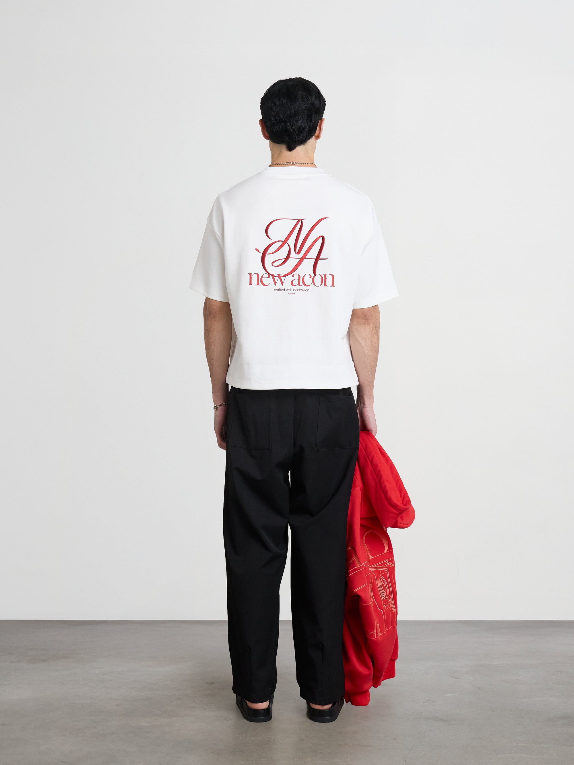 Emblem Heavyweight Tee — Off White