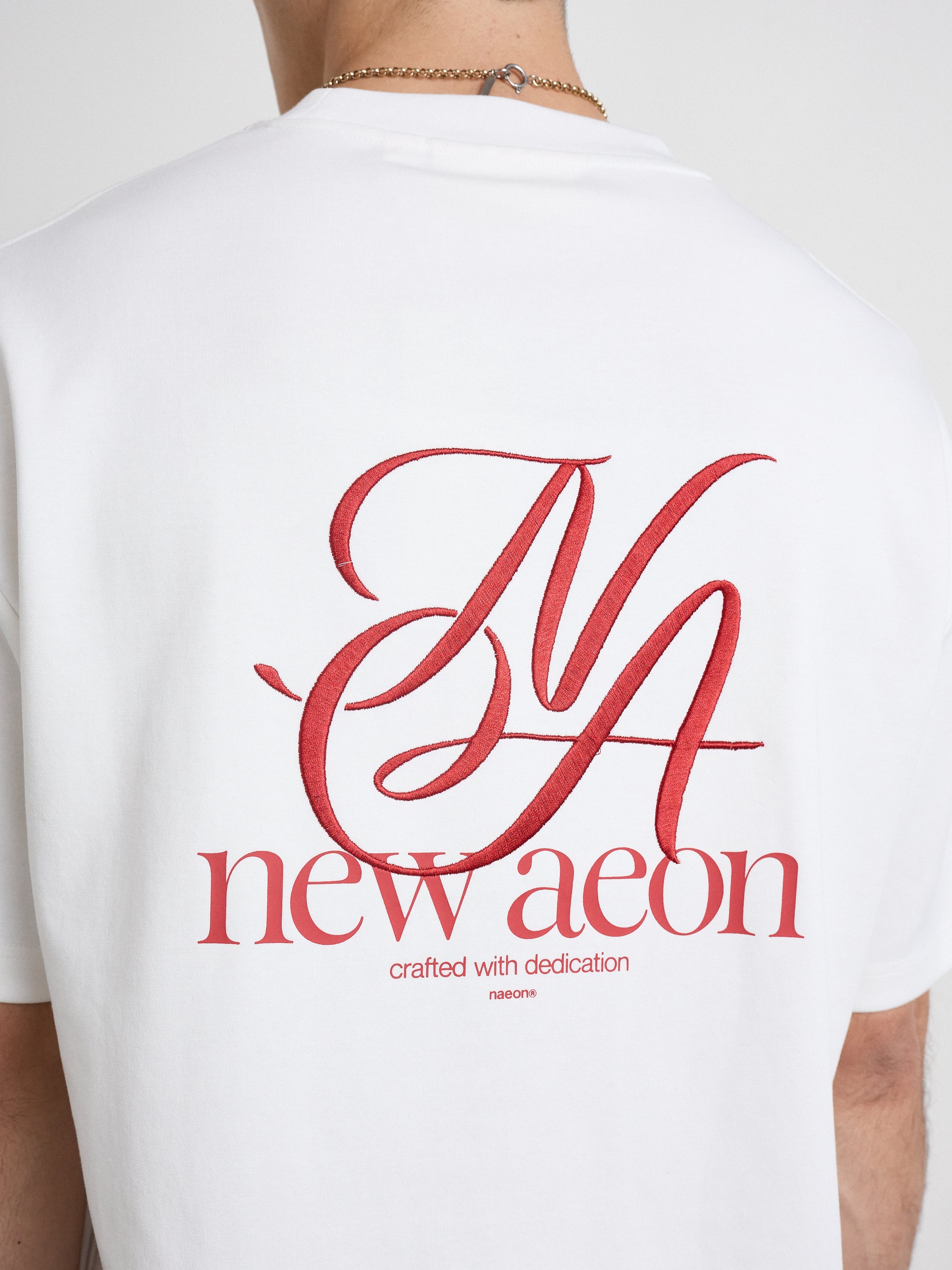 Emblem Heavyweight Tee — Off White