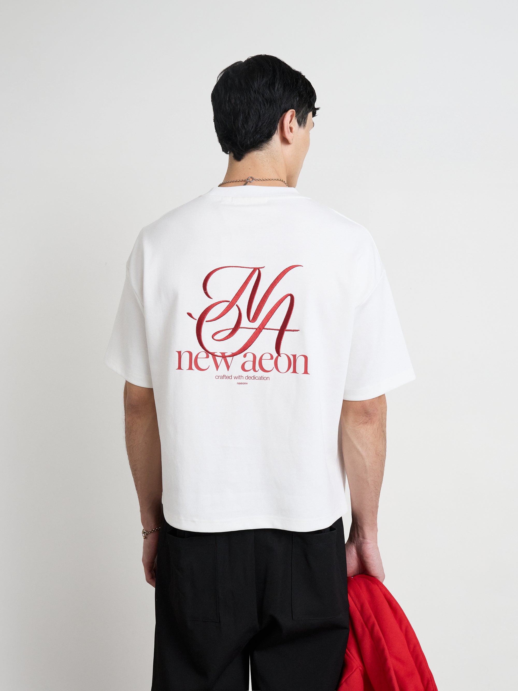 Emblem Heavyweight Tee — Off White