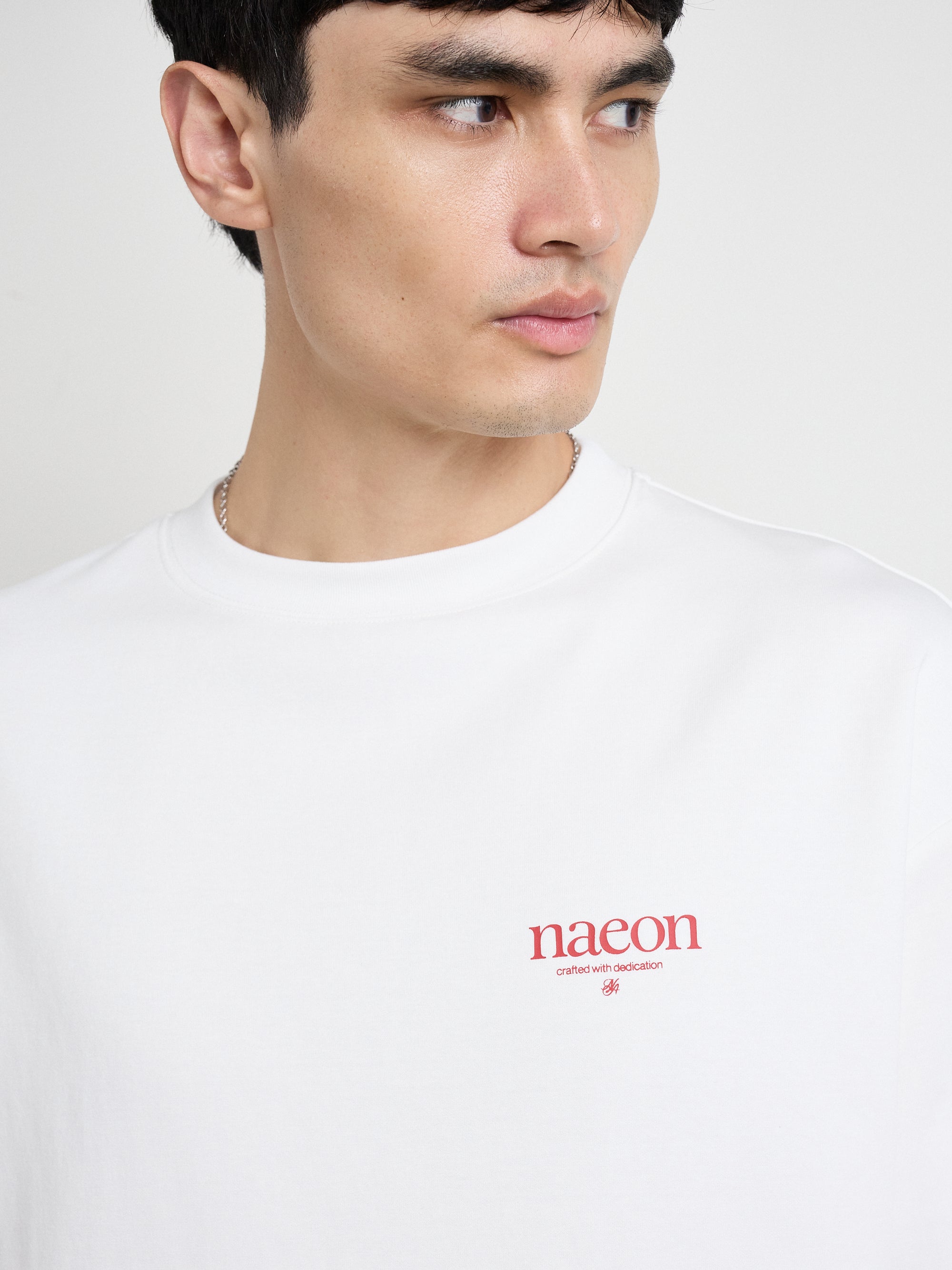 Emblem Heavyweight Tee — Off White