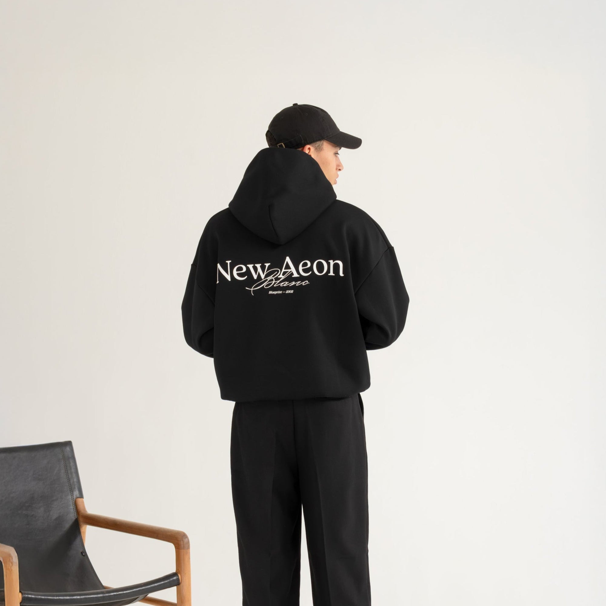 Blanc Ultrafleece Hoodie — Black