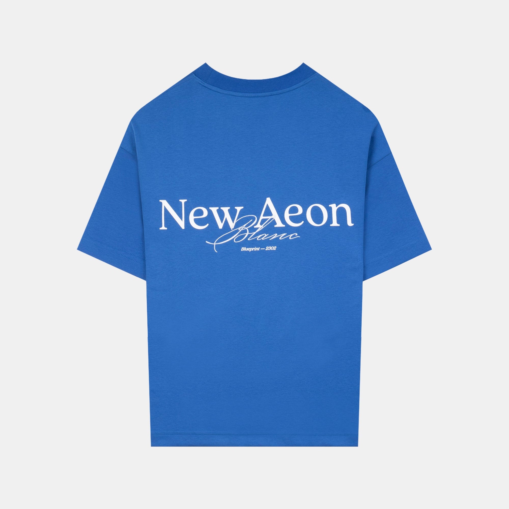 Blanc Heavyweight Tee — Cerulean