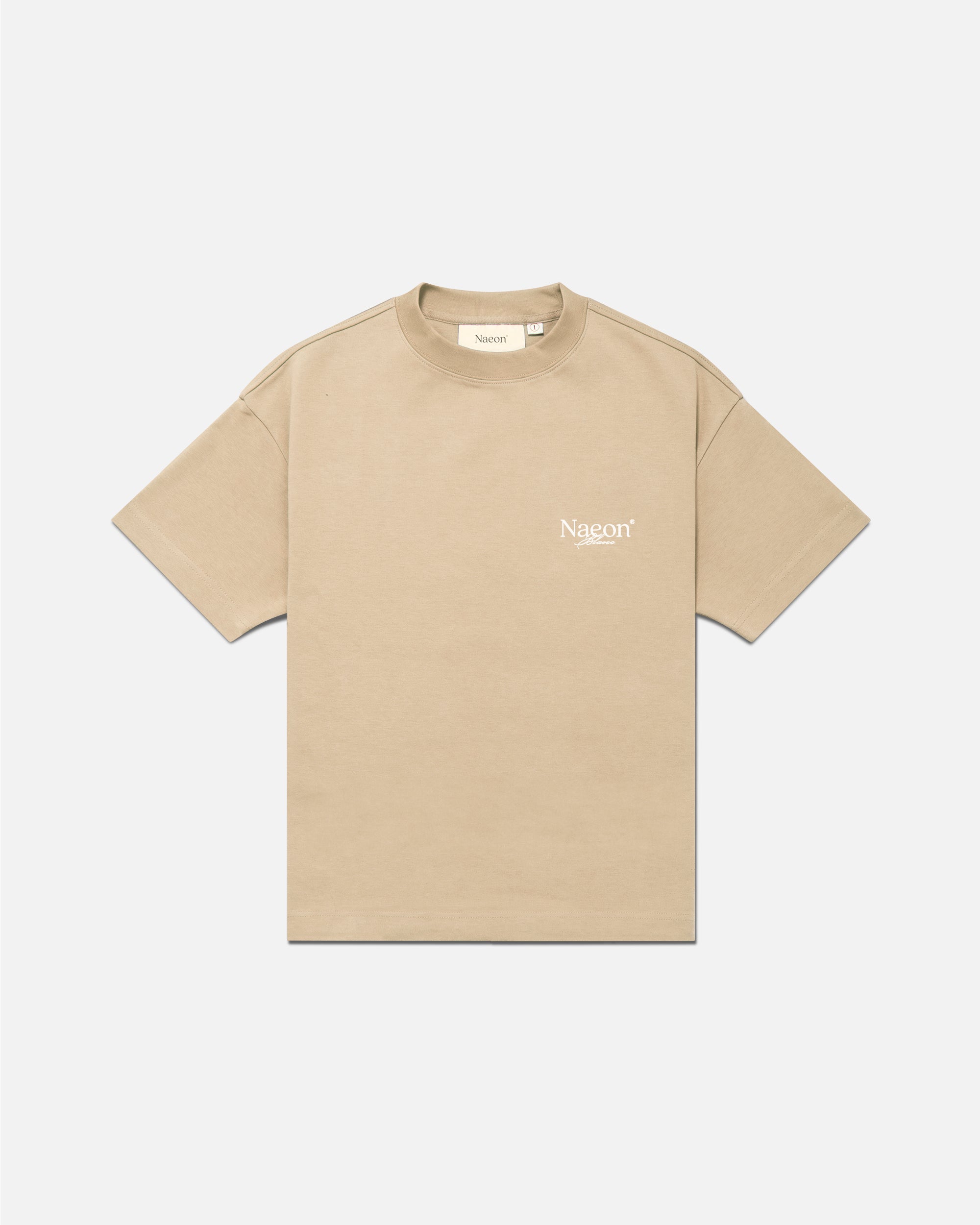 Blanc Heavyweight Tee — Limestone