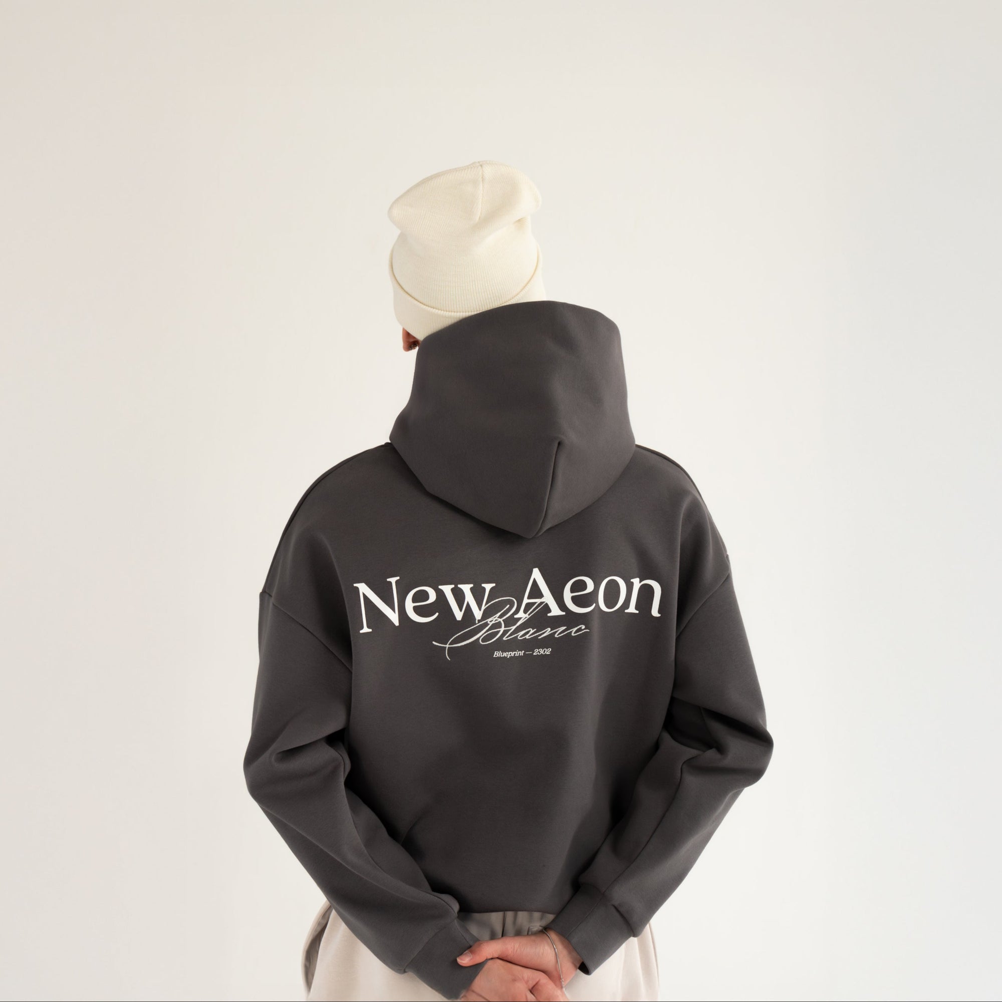 Blanc Ultrafleece Hoodie — Steel