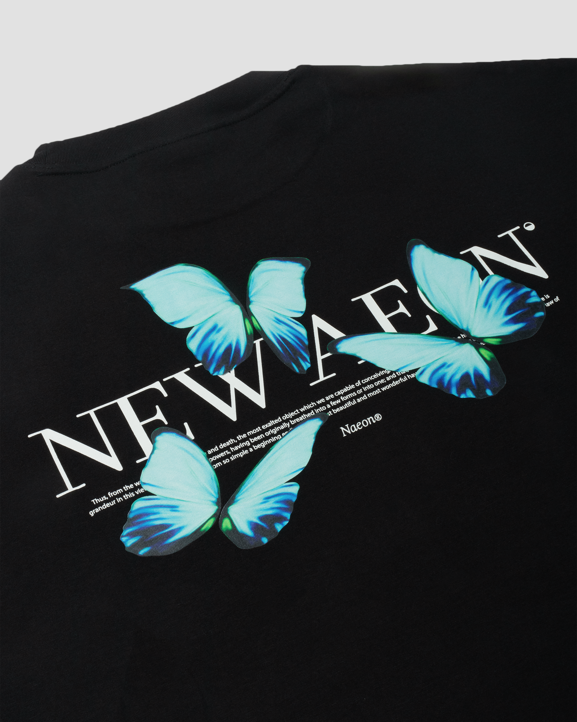 Wings Heavyweight Tee — Black